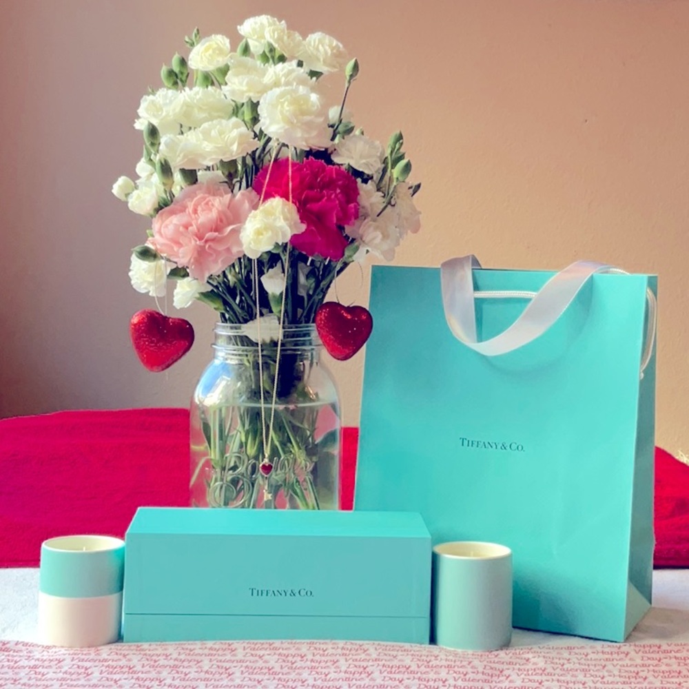 ❤️🔑 TIFFANY & CO. TIFFANY KEYS HEART KEY CHARM NECKLACE PENDANT ❤️🔑